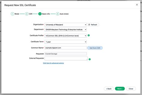 urmdf ssl|Create InCommon Certificates .